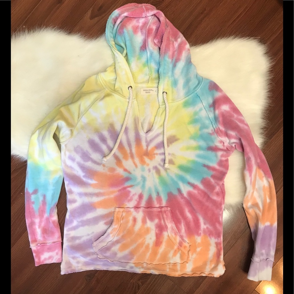 Ocean Drive Tie Dye Hoodie